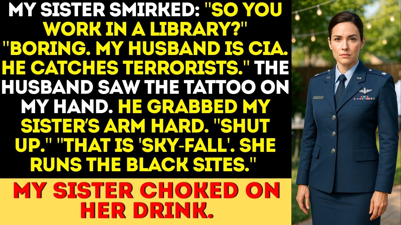 “My Husband Works for the CIA,” My Sister Bragged—Until He Realized I Was ‘Sky-Fall’…