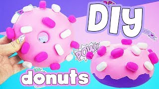 ПОНЧИК АНТИСТРЕСС! ИГРУШКА АНТИСТРЕСС! DIY ПОНЧИК SQUISHY! 🍩