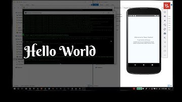 Cara Install React Native di Windows - Hello World