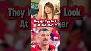 look how taylor and travis look at each other with love #love #taylorswift #traviskelce #shortvideo