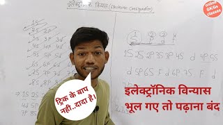 इलेक्ट्रॉनिक विन्यास का ट्रिक। electronic configuration trick in Hindi। Sunny Sir onlinegkgs Classes screenshot 3