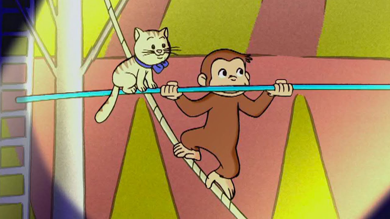 George Walks the Tight Rope! 🎪 | Curious George Compilation | Adventure ...