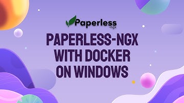 DMS Paperless NGX with Docker in Windows 🪟 Installation, Instructions & Tips [EN]