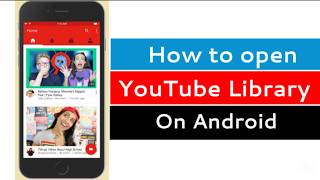 How to open the youtube audio library on mobile