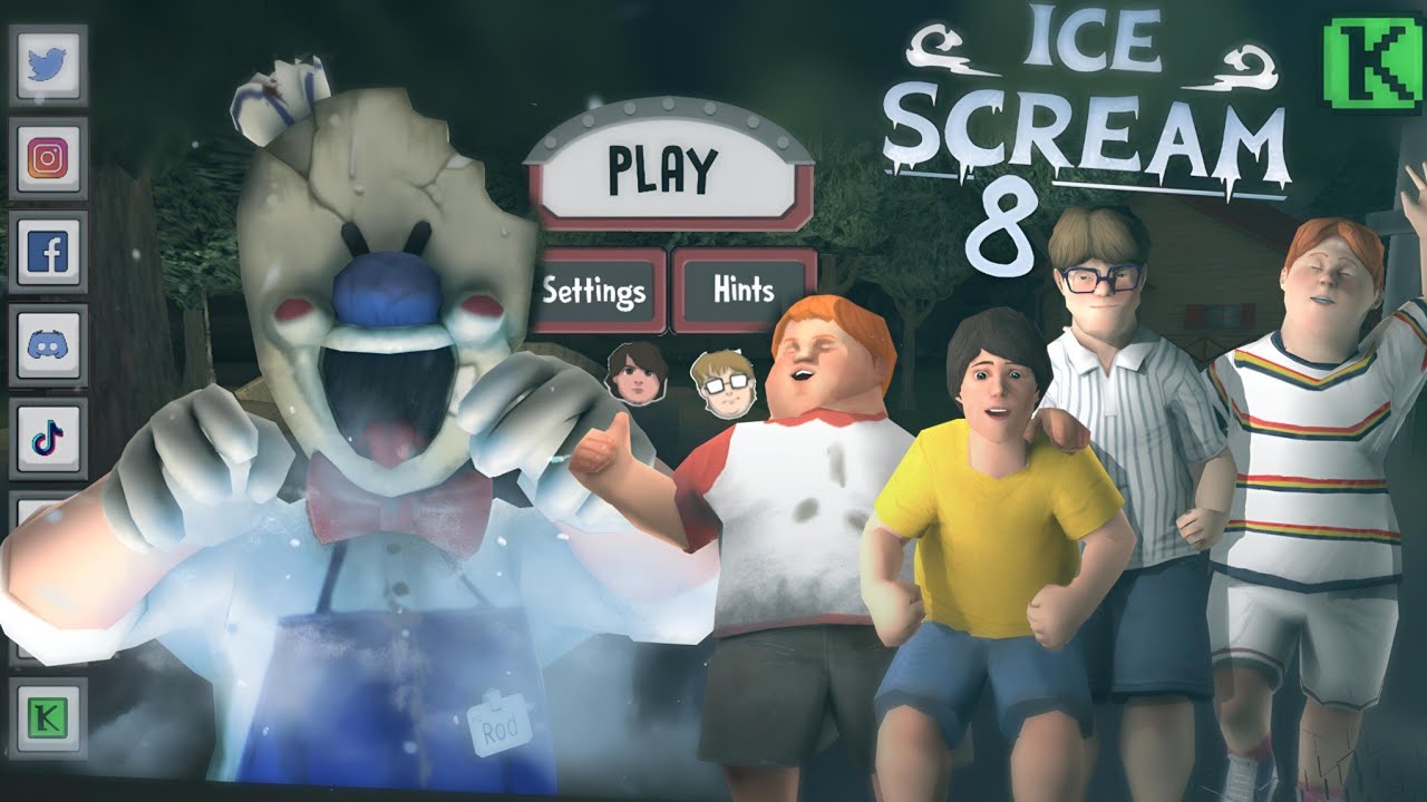 Ice Scream 8 full gameplay 