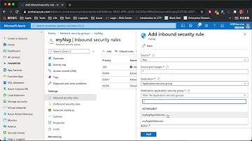 AZ-500 Lab07: NSG and ASG