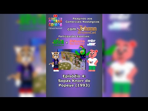 Reacting to Nostalgic Commercials - Popeye Knorr Soups (1993) (feat. Kevin and Robertão)