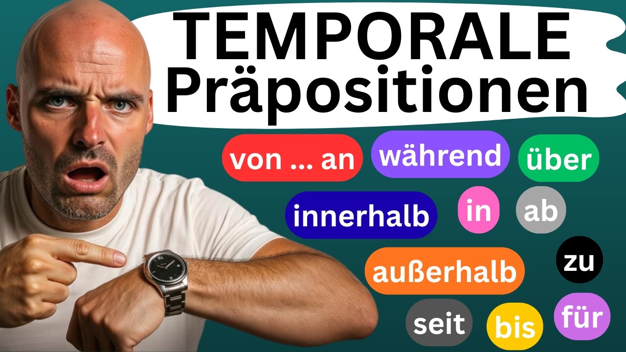 Temporale Präpositionen IMMER richtig benutzen – So geht's! 😎