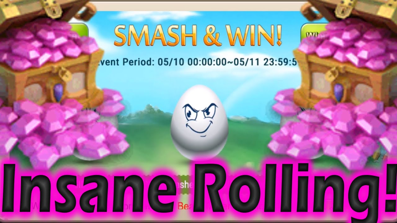 Rolling 50000 Gems TOP 3 ALL TIME BEST Crazy Rolls Castle Clash