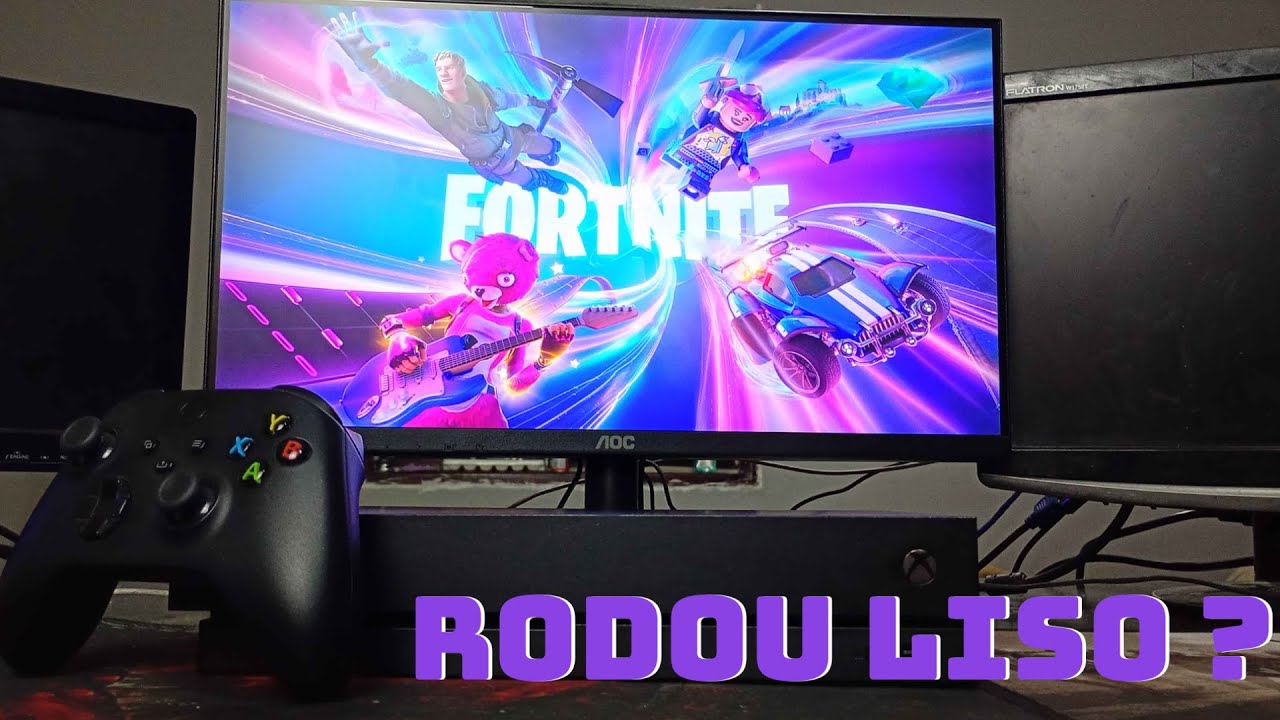XBOX ONE X Rodou liso Fortnite!!! ? TESTE 2025!!! SSD CRUCIAL!!!