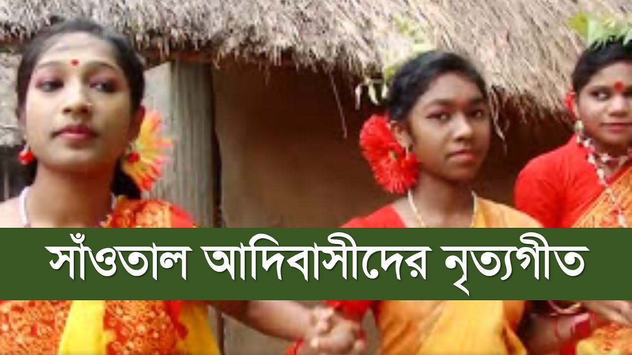 বাংলাদেশী সাঁওতাল শিল্পীদের নৃত্যগীত | সাঙ্গিঞ দিশামরেন মানোত। সাঁওতাল সংস্কৃতি
