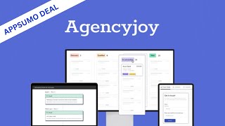 Agencyjoy Review and Demo: Simple Sales CRM for Agencies & Freelancers   | Appsumo Lifetime Deal