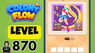 Colony Flow Level 870 Full Walkthrough Solution