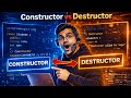 Constructor vs Destructor in Hindi | Difference Between Constructor and Destructor | C++ Tutorial