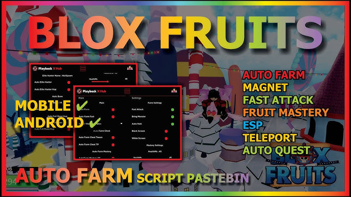 Desapego Games - Roblox > Blox Fruit Script - auto level, auto farm, auto  quest