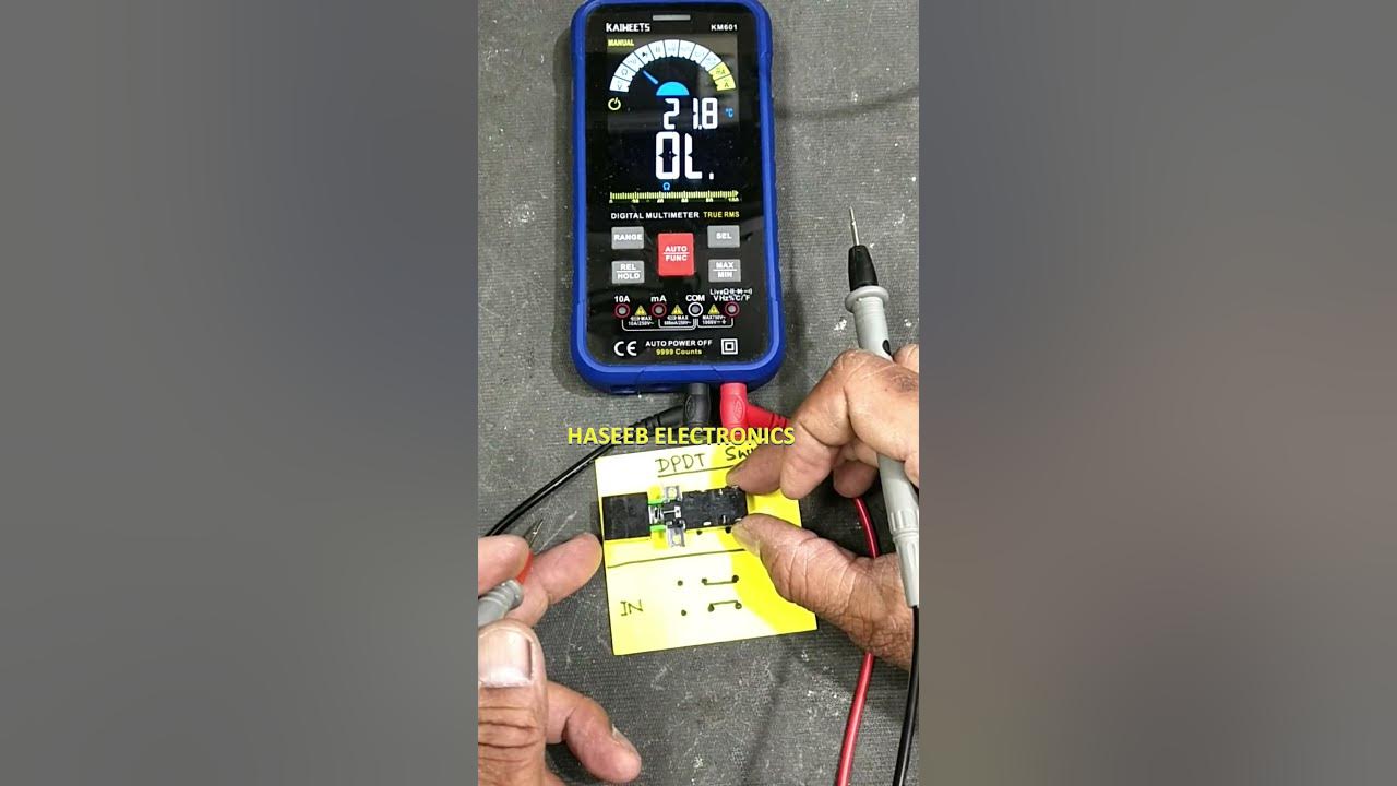 how to test tv power switch shorts dpdt switch YouTube