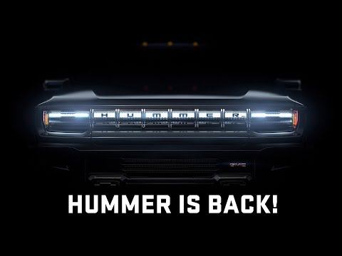 GMC HUMMER EV – 1,000-HP Electric Truck! Hummer Returns As GMC-Badged