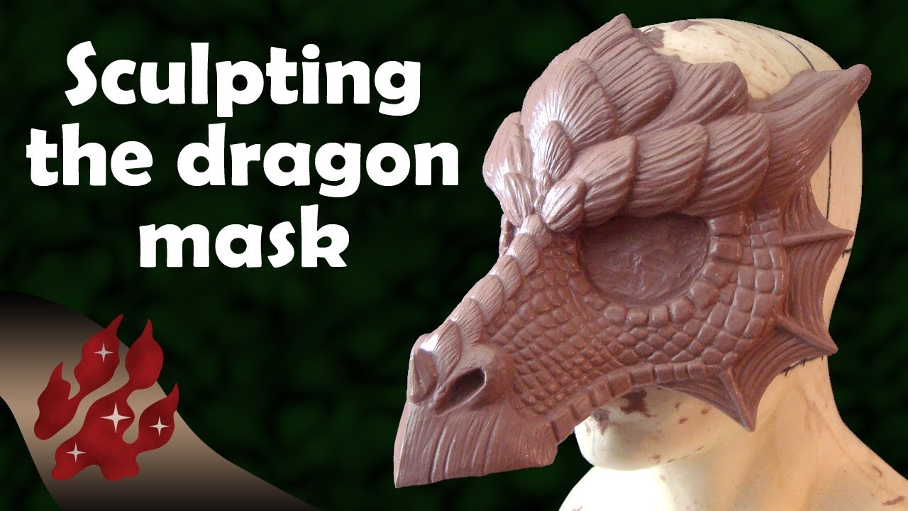 fisk Rædsel Uovertruffen Sculpting the Dragon Mask - YouTube