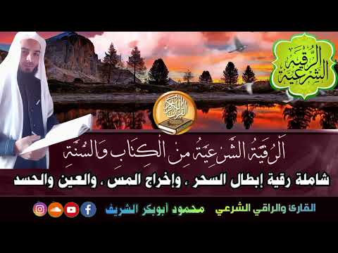 الرقية الشرعية كاملة القارئ والراقي محمود ابوبكر الشريف رقية إبطال السحر وإخراج المس والعين والحسد