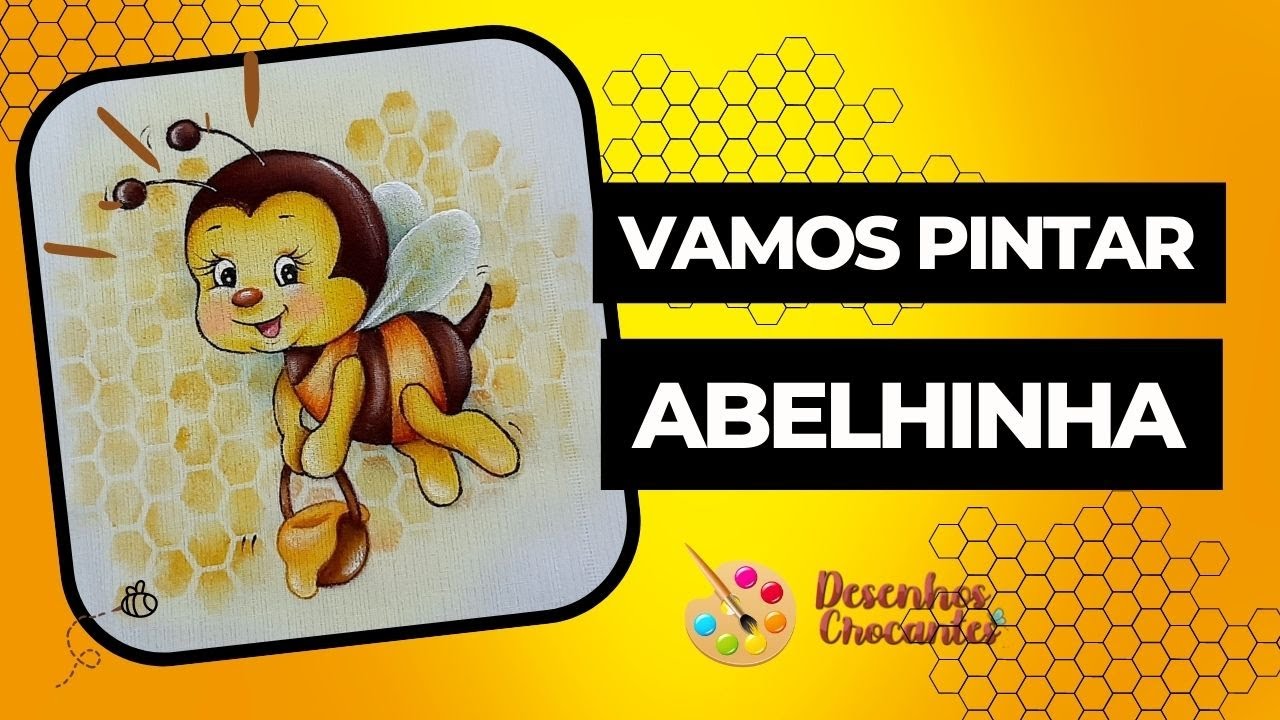 Vamos pintar abelhinha ? (Desenhos Crocantes)