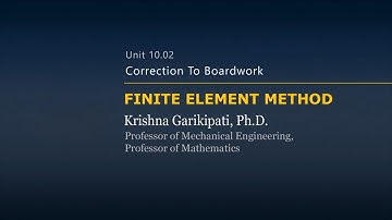 The Strong Form of Linearized Elasticity in Three Dimensions — Lesson 1 — Correction to Boardwork
