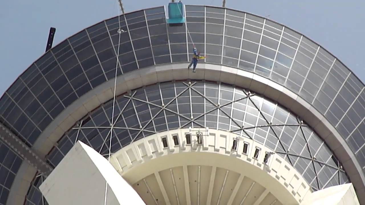 jumping off the stratosphere in las vegas youtube