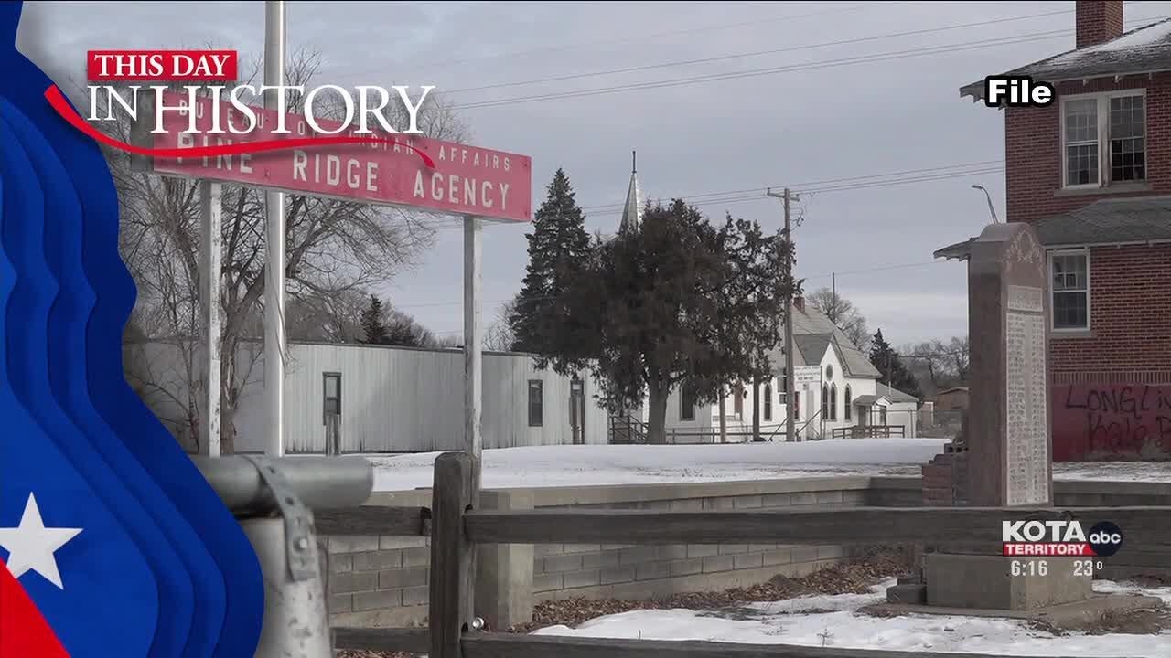 Feb. 10, 1890 - Great Sioux Reservation separated