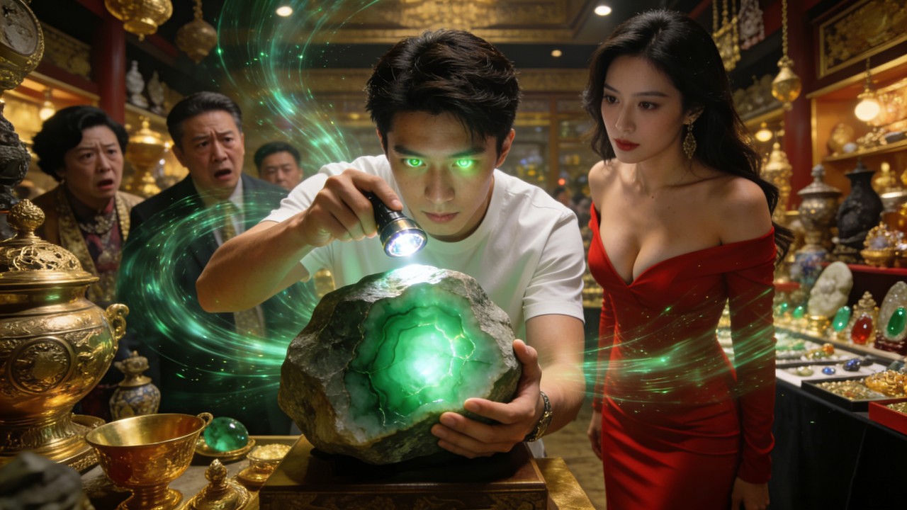 窮小子因賭博失去妻女，意外重生覺醒透視神瞳，賭石一眼鎖定帝王綠，從此走向人生巔峯！