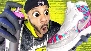 Customizing Nike AIR FORCE 1 with HYDRO Dipping !! 🎨