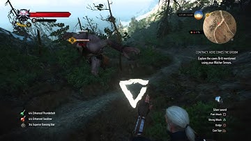 The Witcher 3: Wild Hunt - Best way to kill a cyclops.
