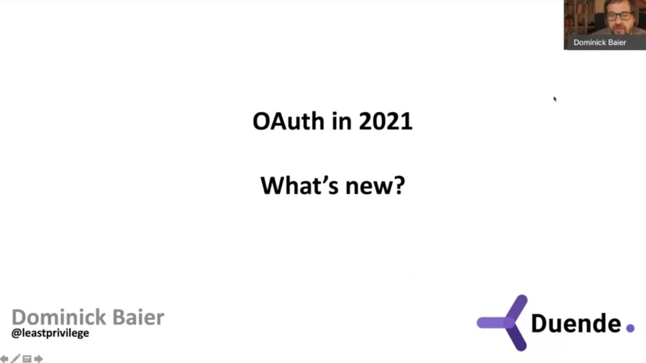 OAuth in 2021 – What’s up?