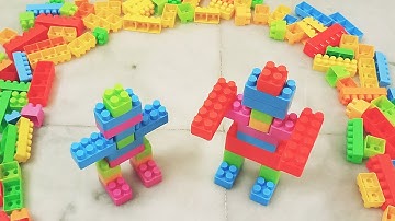 Satisfying DIY Robots ASMR/ Building Blocks/ Lego relaxing #asmr#asmrsounds#buildingblocks