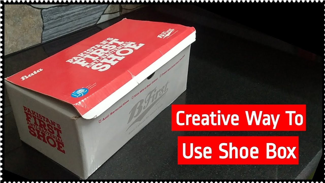 waste shoe box craft | best out of waste | waste material craft ideas ...