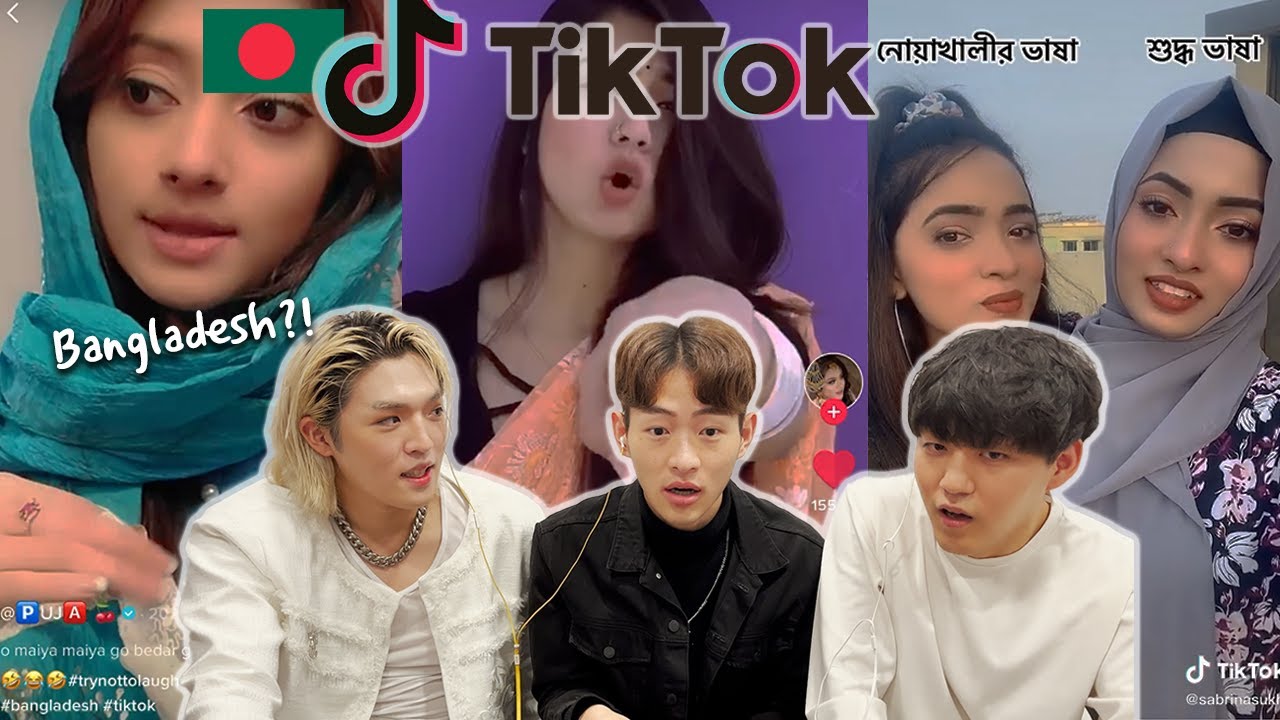 Korean guys reacts to Bangladesh Tiktok?!