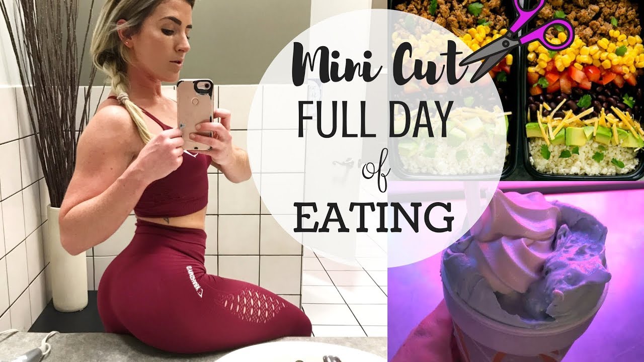 Full Day of Eating - Mini Cut + Back Workout in New Gymshark Seamless