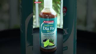 Baidyanath Dia-Fix Ayurvedic Juice, crafted with 12 potent herbs to help balance blood sugar.