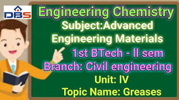 Advanced Engineering Materials -Grease