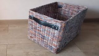 :      . Handles from the belt for a large box.