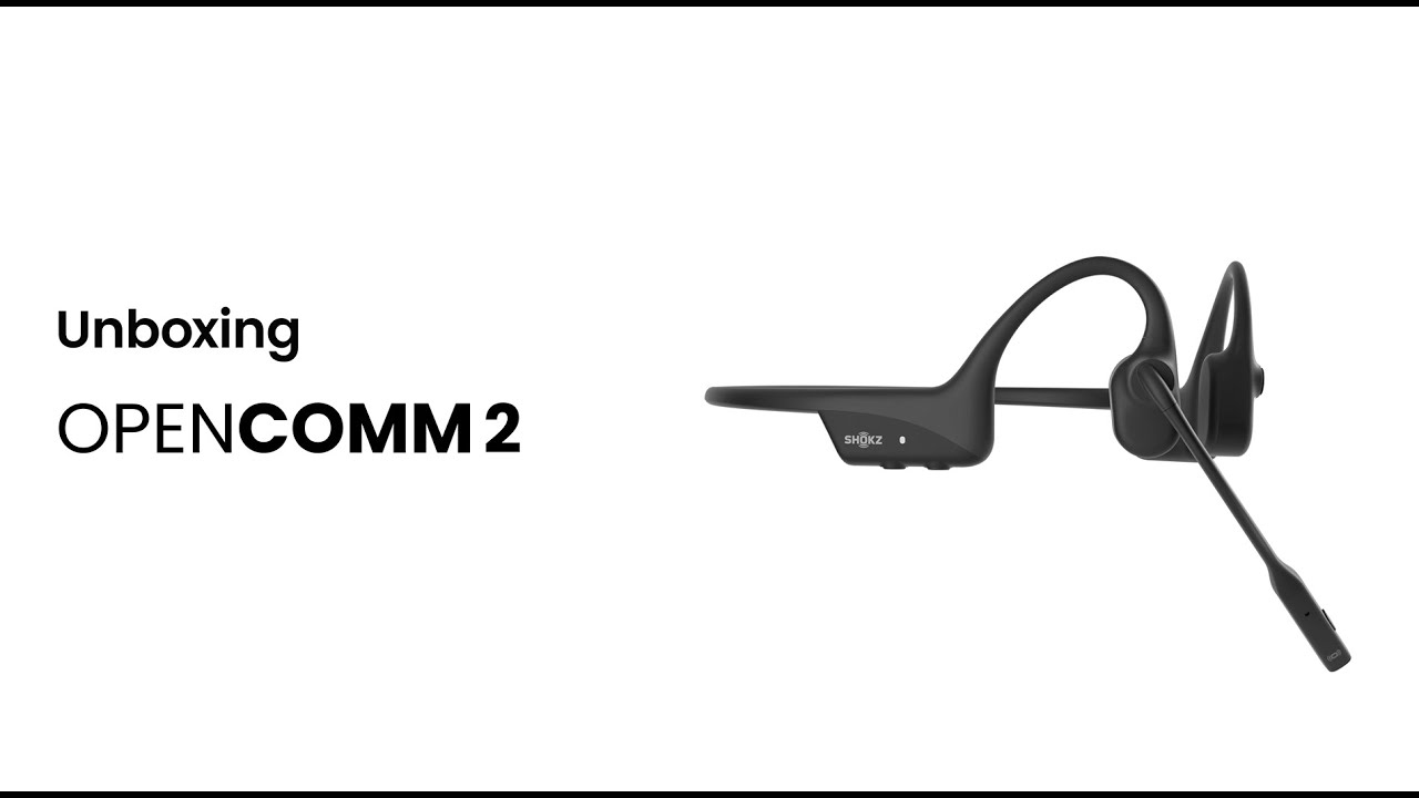 新品未開封　Shokz OpenComm2 Shokz SHOKZ ショックス 骨伝導ヘッドセット OPENCOMM2