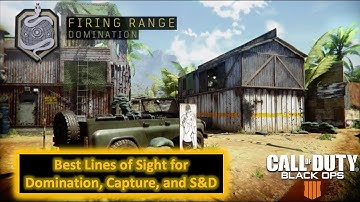 Black Ops 4 Spots & Lines of Sight | Firing Range Map
