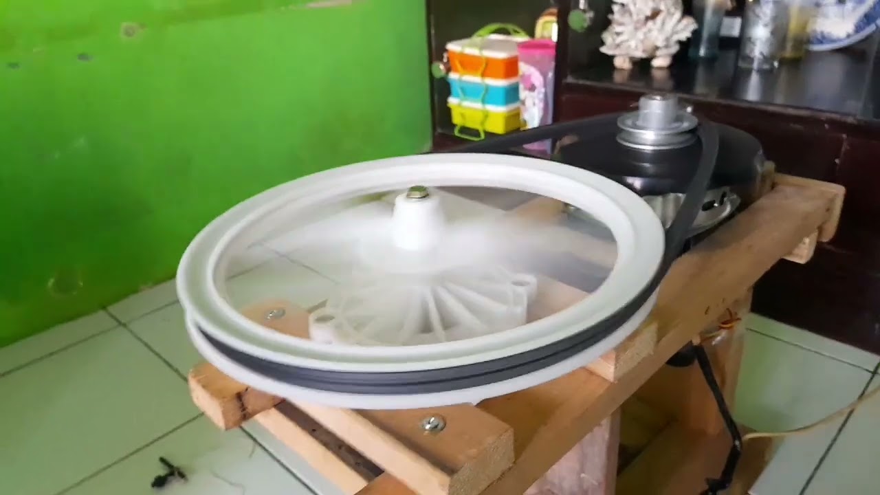 RIVIEW MIXER ROTI DINAMO MESIN CUCI RANGKA KAYU
