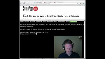 Drush Tip: Use sql-sync to Quickly Move a Database
