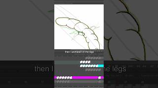 How to animate a centipede! Using TVPaint and AfterEffects. #2danimation #tutorial