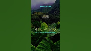 سورة العلق Surah Al Alaq #قران #تلاوة #قرآن #كرومات #quran #allah #surah