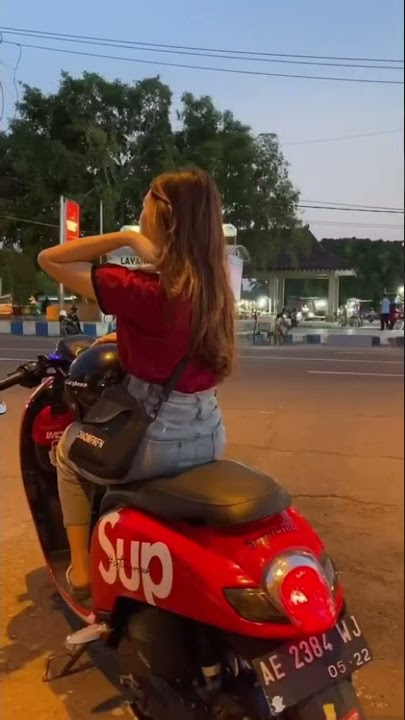 cinematic Scoopy fi red cewe nya cantik banget #Shorts#viral