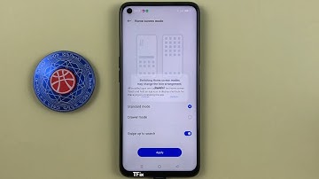 How to enable/disable Swipe up on the home screen to open Google search on Realme 9i Android 12