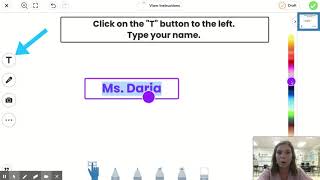 SeeSaw How To use a Text Box Activity