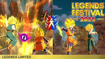 Tag Super Saiyan Goten&Trunks Synchro Fusion Gotenks Super Saiyan 3!!!-Dragon Ball Legends 