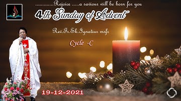 Reflection on 4th Sunday of Advent Year C in English , Fr.SK Ignatius