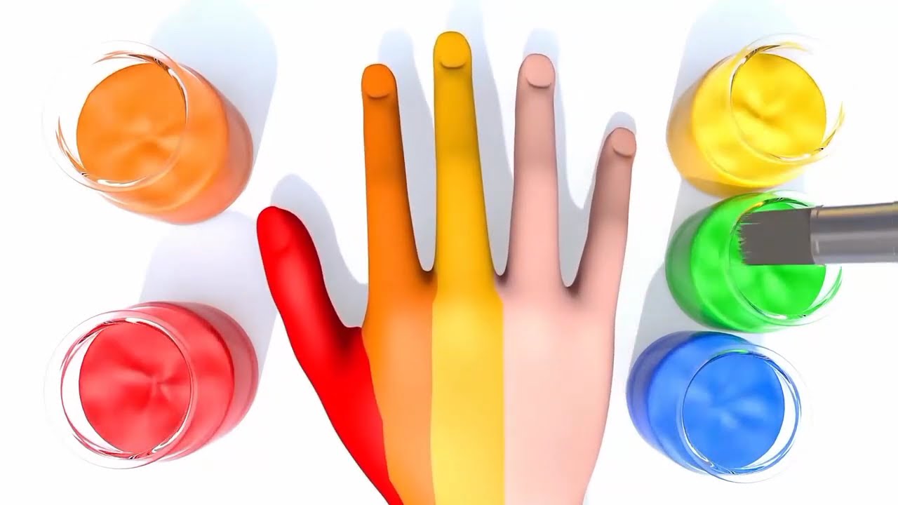 🎨 Colorful Monkey Bath Time | Learning Colors for Kids